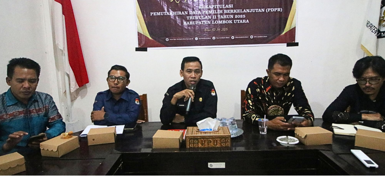 Rapat Pleno Terbuka Pemutakhiran Data Pemilih Berkelanjutan (PDPB) Triwulan II tahun 2025